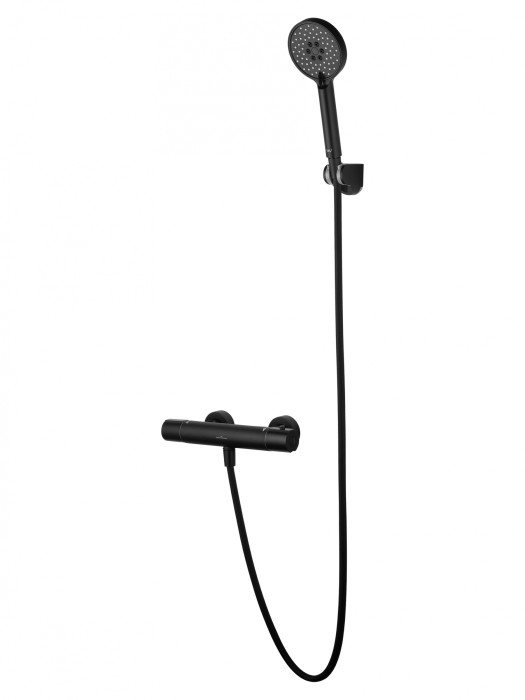 Смеситель для душа с термостатом, Wonzon &amp; Woghand Inn, WW-B2029-A-MB цвет: черный
