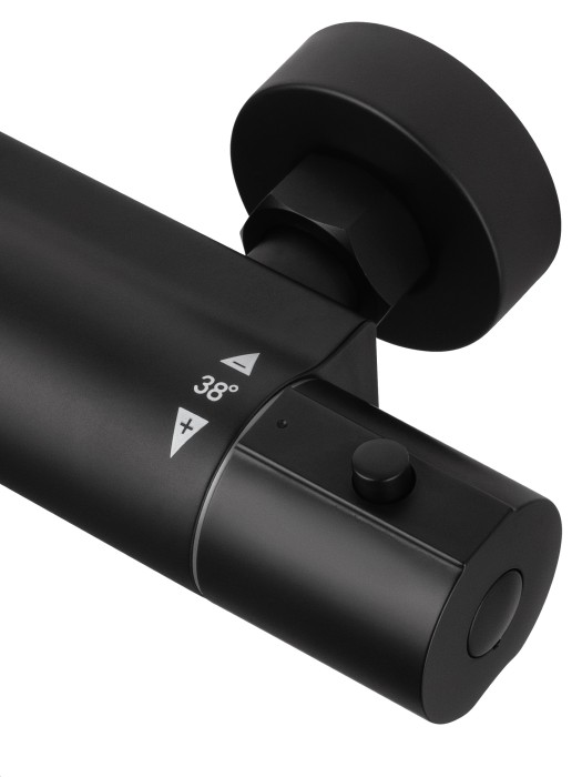 Смеситель для душа с термостатом, Wonzon & Woghand Inn, WW-B2029-A-MB цвет: черный