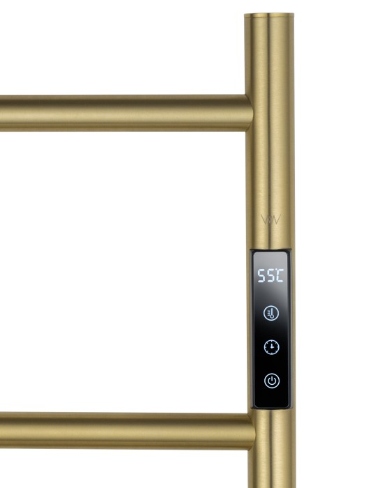 Полотенцесушитель электрический, Wonzon & Woghand Bonn, WW-AL405-BG цвет: золото