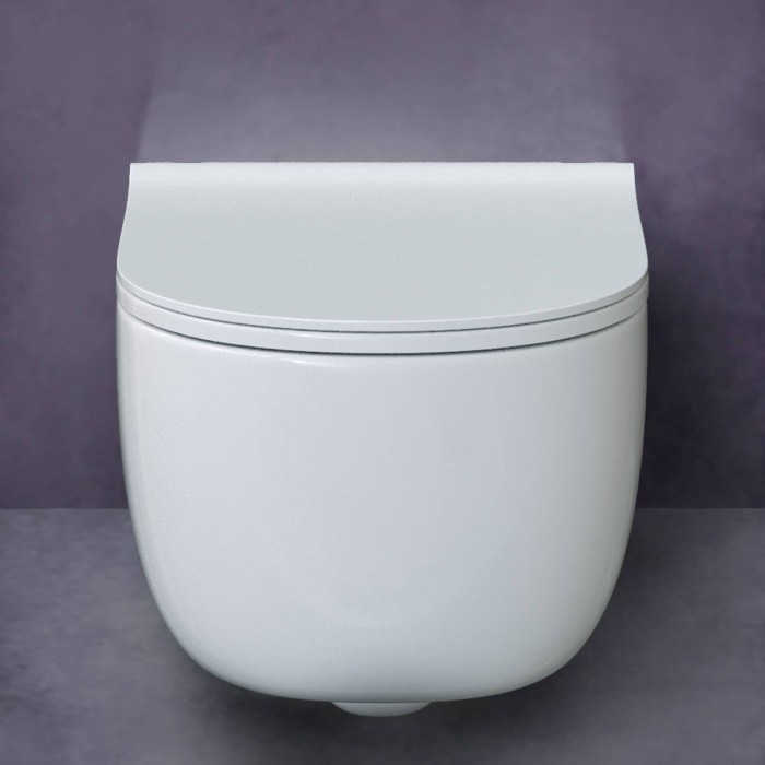 Унитаз BERGES EGO RR, сиденье дюропласт Toma Slim SO, арт. 082111RR