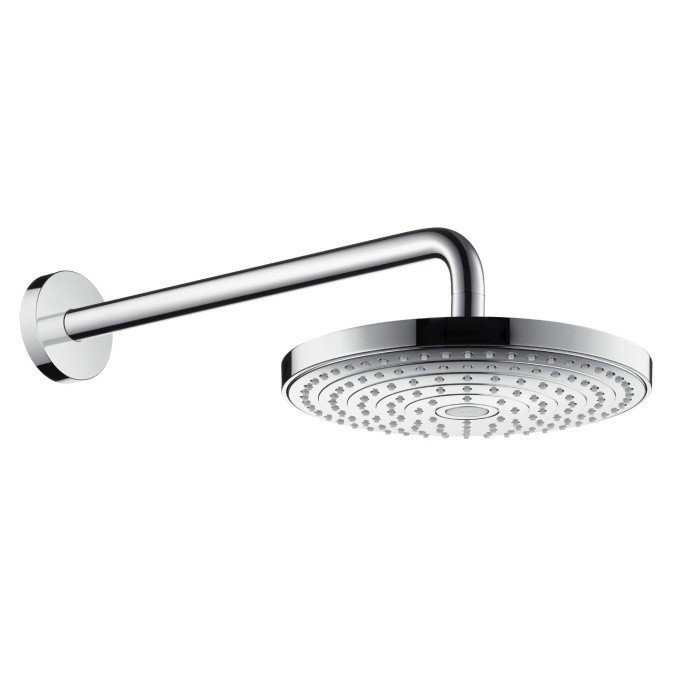 Верхний душ с настенным кронштейном Raindance Select S Hansgrohe, хром арт. 26466000