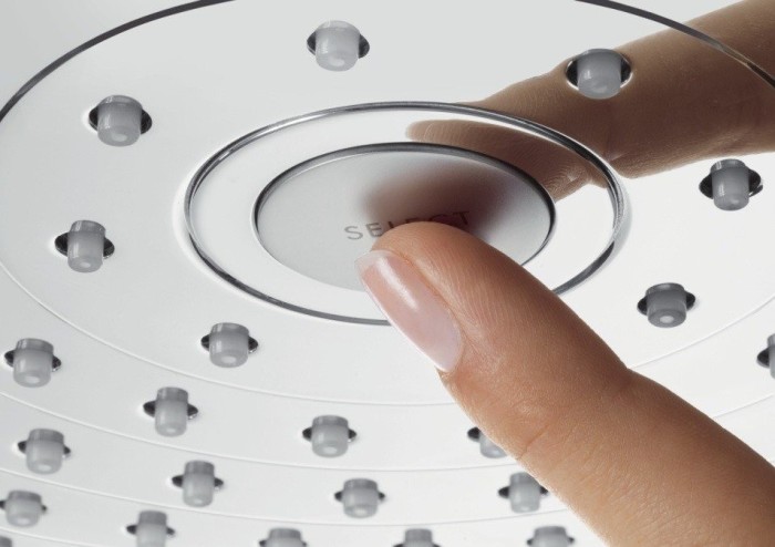 Верхний душ с настенным кронштейном Raindance Select S Hansgrohe, хром арт. 26466000