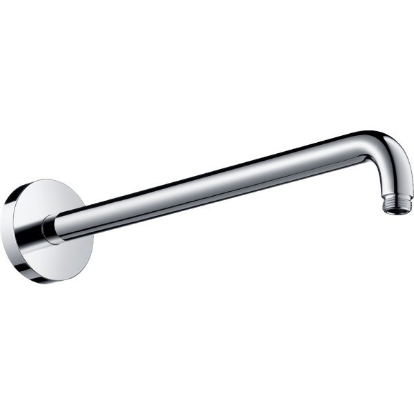 Душевой кронштейн настенный 389 мм Hansgrohe, хром арт. 27413000