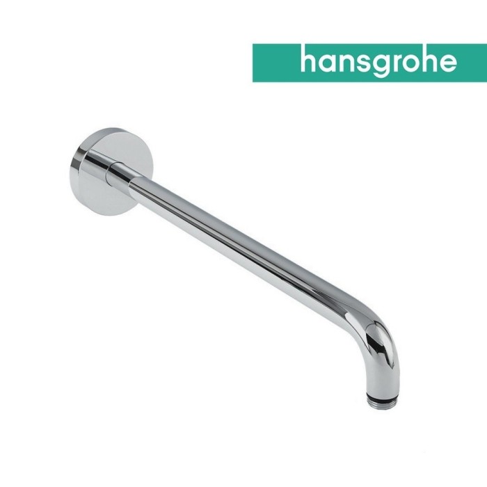 Душевой кронштейн настенный 389 мм Hansgrohe, хром арт. 27413000