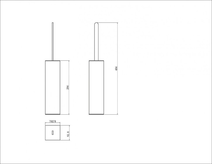 Ершик для унитаза, Boheme 10949-B-G