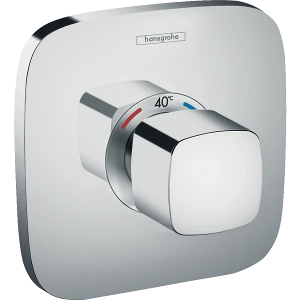 Термостат для душа HighFlow скрытого монтажа, Hansgrohe Ecostat E, хром арт. 15706000