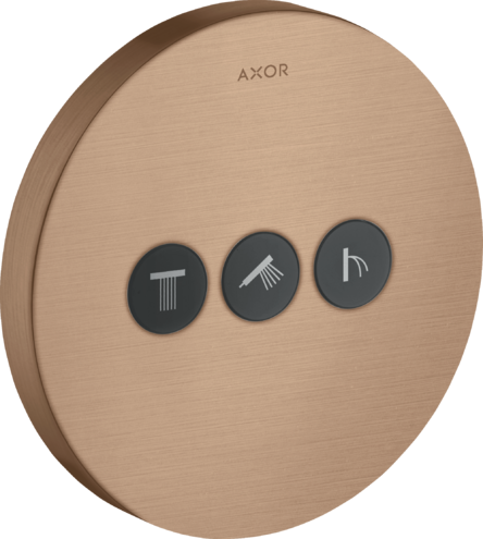Переключатель потоков ShowerSelect Axor, шлифованное красное золото арт. 36727310