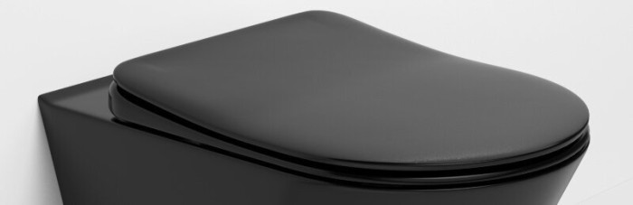 Крышка для унитаза, soft-close, черный, Bello Boheme 976-B
