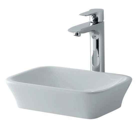 Раковина 36х26 см, накладная, MH TOTO, LW10038G цвет: белый