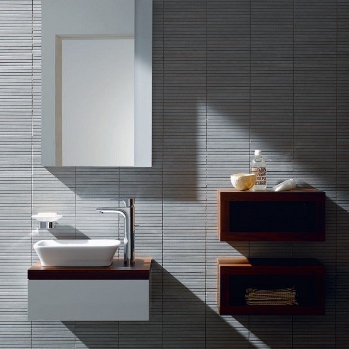 Раковина 36х26 см, накладная, MH TOTO, LW10038G цвет: белый