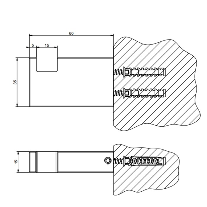 Крючок настенный, Gessi Rettangolo, gold ccp арт. 20921#080