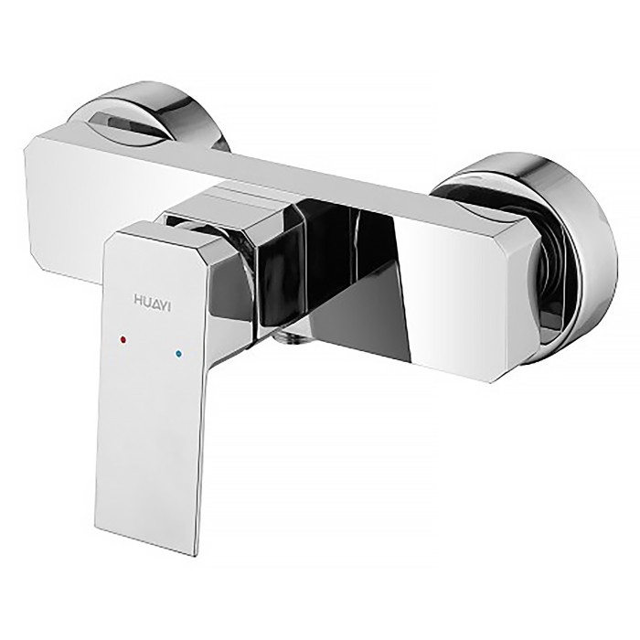 Смеситель для душа с ручным душем, керамический картридж, хром, Azario HARDCORE арт. AZ-VKM338277C