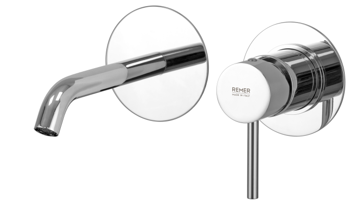 Смеситель для раковины хром глянцевый, Remer X Style, скрытого монтажа X15C
