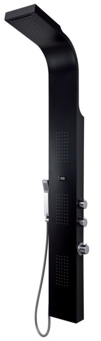 Душевая панель с термостатом SPA 01 Gedy, GYSP10601(14) цвет: черный