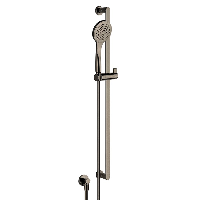 Душевой гарнитур, с ручным душем, шланг 1,5м и вывод воды, Gessi Emporio shower, finox brushed nickel арт. 47264#149