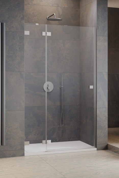 Душевая дверь Radaway Essenza Pro DWJ 100х200см, распашная, цвет Brushed Nickel арт. 10099100-91-01L