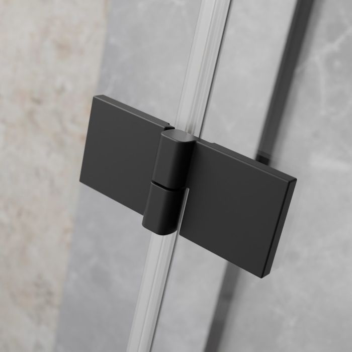 Душевое ограждение Radaway Essenza 8 KDJ Black 90х90х200см, стекло прозрачное 8мм, профиль черный