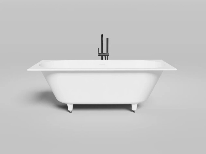 Ванна встраиваемая 170x75, матовая, Salini ORNELLA AXIS KIT арт. 103523MRH