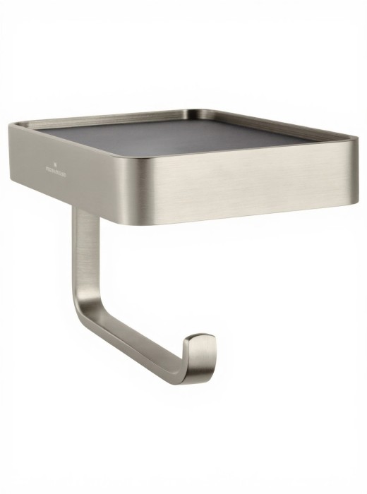 Держатель для туалетной бумаги с полкой, Wonzon & Woghand Graffity, WW-9366-BN цвет: никель