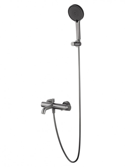 Смеситель для ванны с душем, Wonzon &amp; Woghand Stick, WW-88639017-BGM цвет: графит