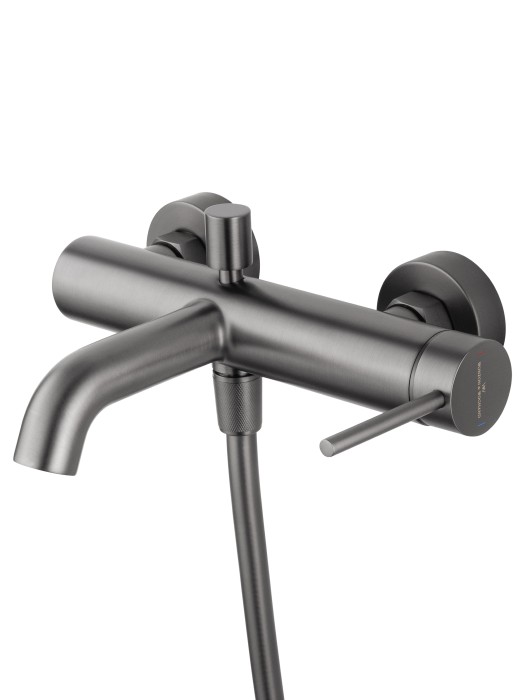 Смеситель для ванны с душем, Wonzon & Woghand Stick, WW-88639017-BGM цвет: графит