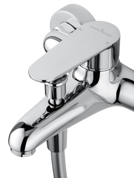 Смеситель для ванны с душевым гарнитуром, Wonzon & Woghand Alfa, WW-AE3205-CR цвет: хром