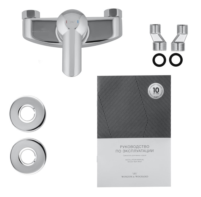 Смеситель для душа, Wonzon & Woghand Baroque, WW-194101-CR цвет: хром
