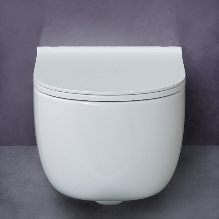 Унитаз BERGES EGO XL, сиденье дюропласт Toma Slim SO, арт. 082118