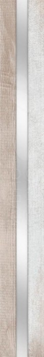 Бордюр белый 1 6,5x60 GLOBAL TILE Terrazzo арт. 10200000006