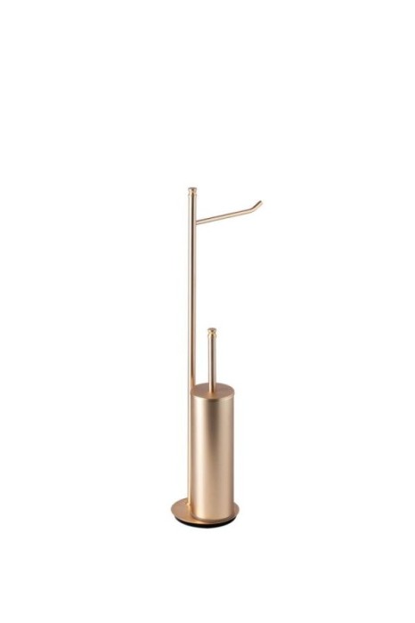 Стойка h63 см: бумагодержатель/ерш металлический STIL HAUS Hashi, 969(18) цвет: матовое золото