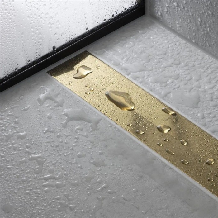 Внешняя часть трапа для душа 90см, укорачиваемая RainDrain Flex Hansgrohe, золото арт. 56045990