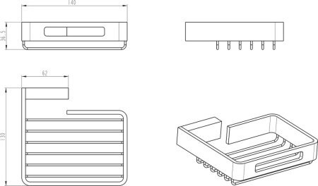 Мыльница, Q, Boheme 10959-SGM