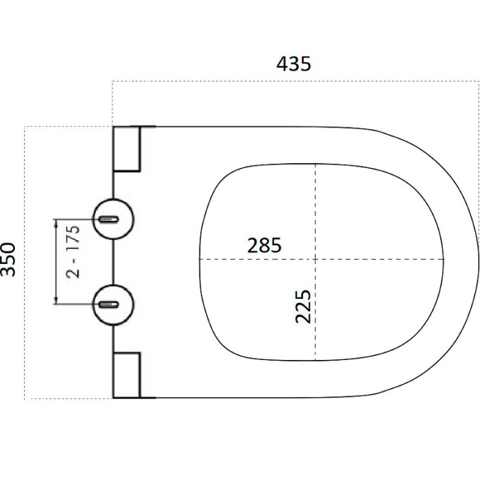Крышка для унитаза, soft-close, белый, Bello Boheme 976-MW