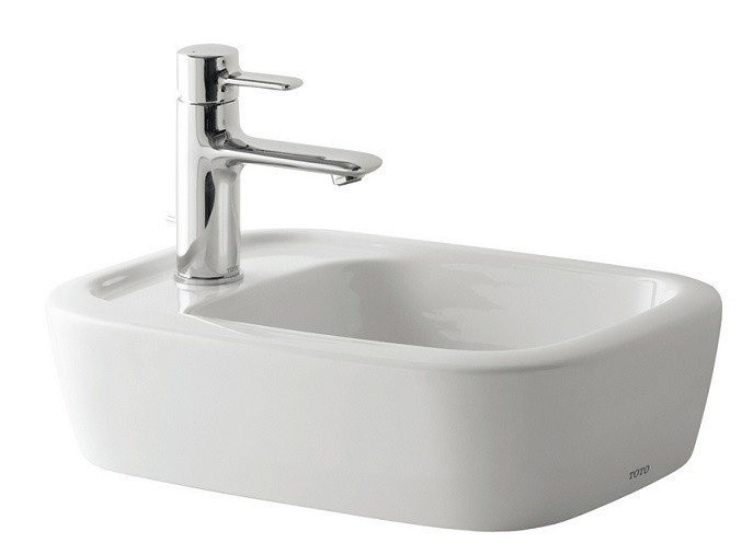 Раковина 45х33, накладная, NC/R TOTO, LW10019G цвет: белый
