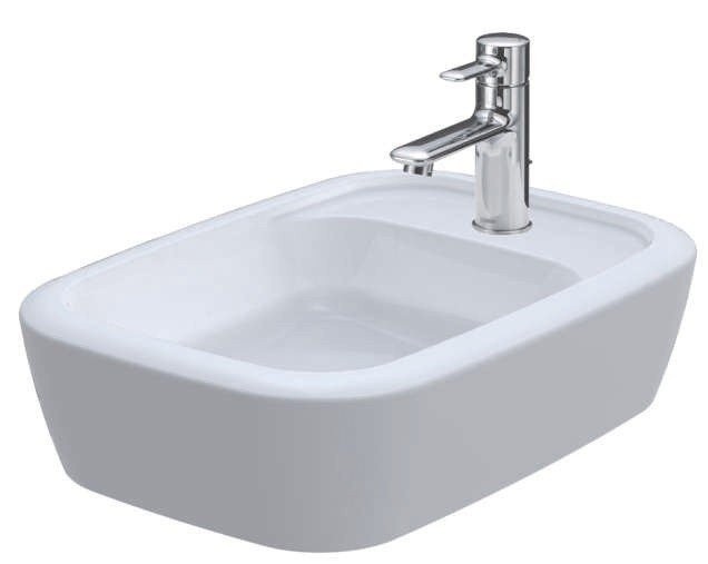 Раковина 45х33, накладная, NC/R TOTO, LW10019G цвет: белый