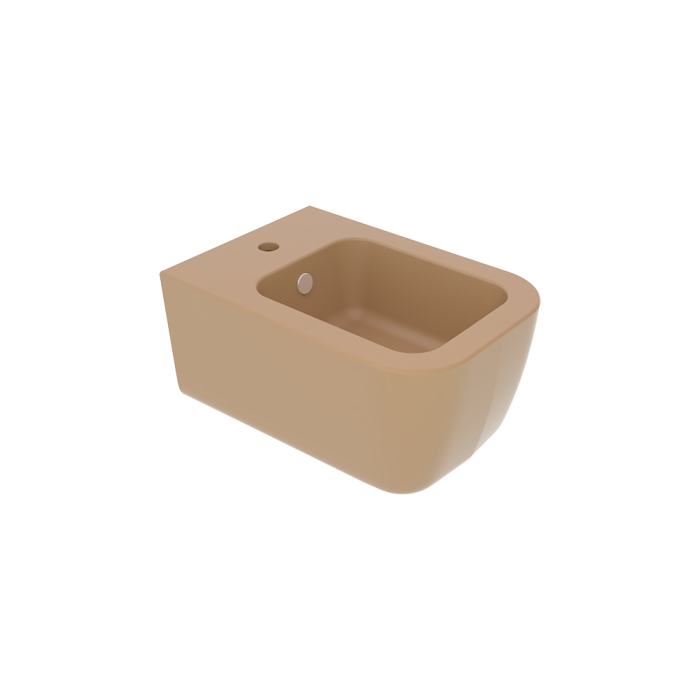 Биде подвесное каштан матовый, GSG Ceramic Design Brio, BRBISO017