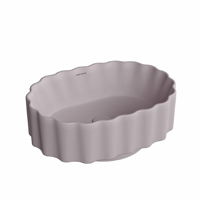 Раковина накладная 50x36,6см, Conchiglia Kerama Marazzi, розовый - CC.wb.50\MAL