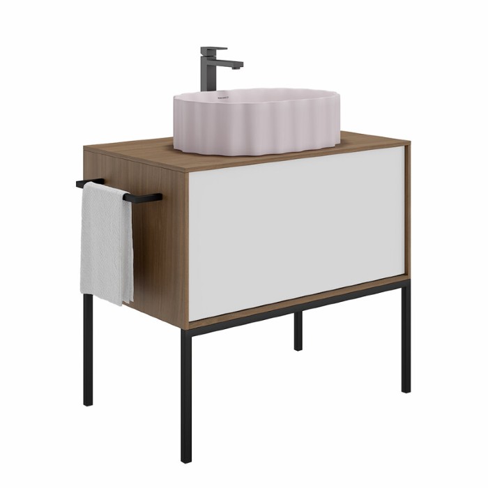 Раковина накладная 50x36,6см, Conchiglia Kerama Marazzi, розовый - CC.wb.50\MAL