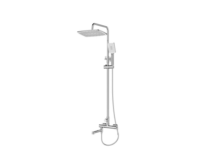 Душевая стойка BelBagno, глянцевый хром, ACQUA, однорычажный арт. ACQUA-VSCM-CRM