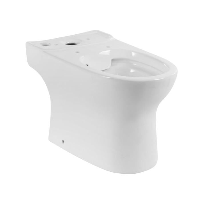Чаша унитаза безободкового, P-trap BelBagno, глянцевый белый, Steam арт. BB130CPR