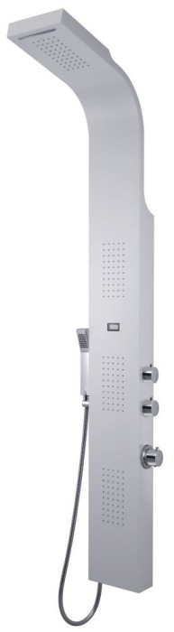 Душевая панель с термостатом SPA 00 Gedy, GYSP10600(02) цвет: белый