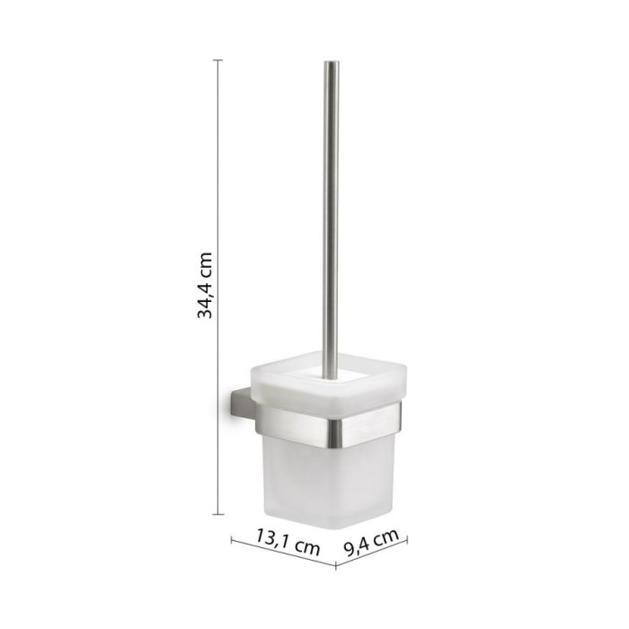 Настенный стеклянный ерш Maui Gedy, A533/03(38) цвет: хром