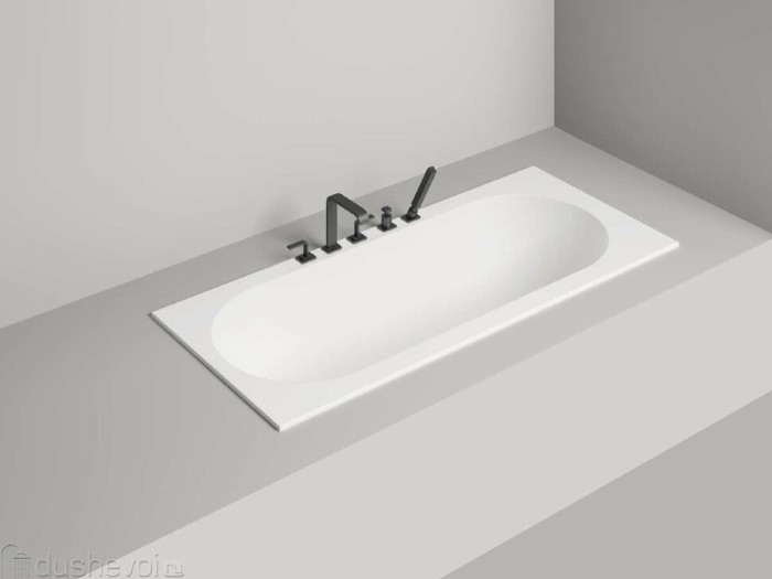 Ванна встраиваемая 170x70, матовая, Salini ORNELLA арт. 102323MRH