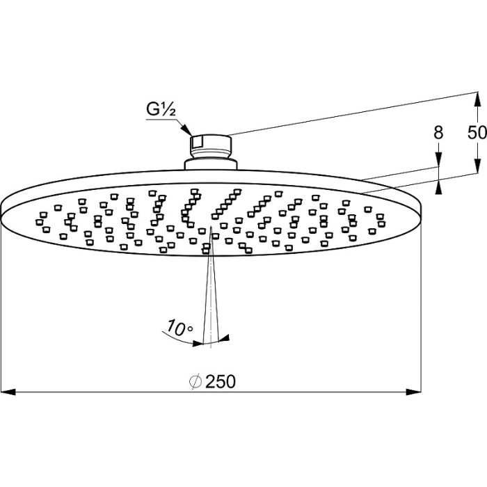 Душевой комплект со смесителем для душа, bozz Kludi, хром - 386710576