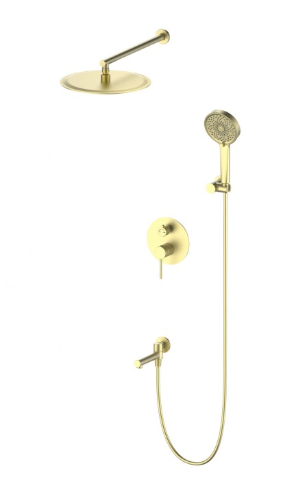 Душевая система встраиваемая, Wonzon &amp; Woghand Stick, WW-88939017-BG цвет: золото