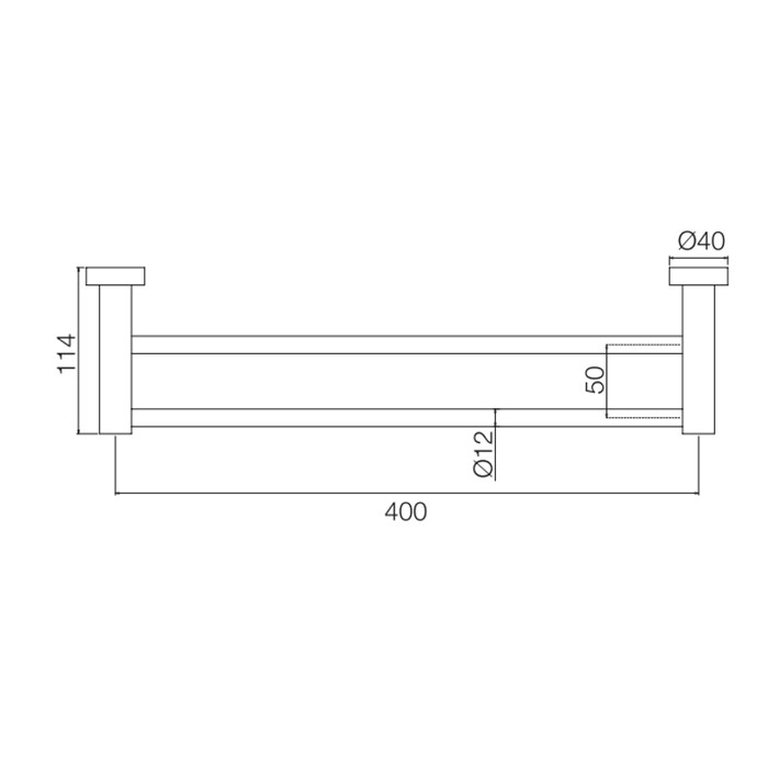 Fima Carlo Frattini Полотенцедержатель 30см., двойной, подвесной, Accessori, F6001/40OR цвет: золото