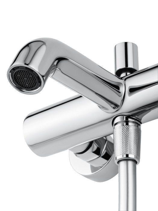Смеситель для ванны с душем, Wonzon & Woghand Stick, WW-88639017-CR цвет: хром
