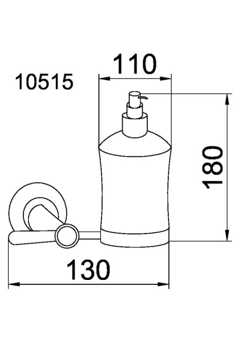 Настенный диспенсер, Boheme Chiaro - 10515
