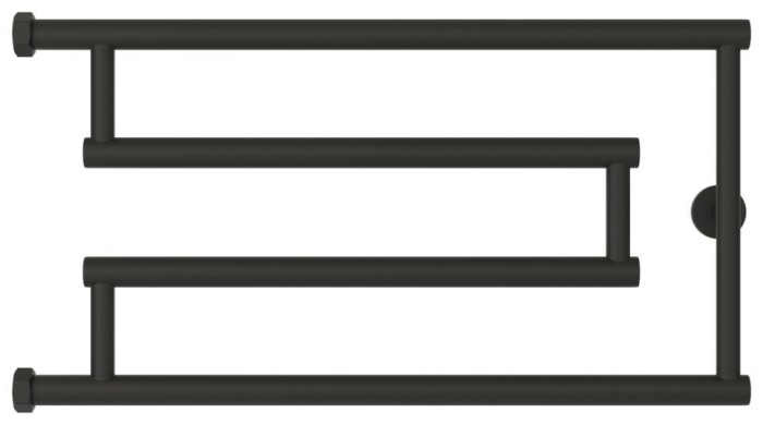 Сунержа Водяной полотенцесушитель 320x650, High-Tech+, 15-4051-3265 цвет: тёмный титан муар