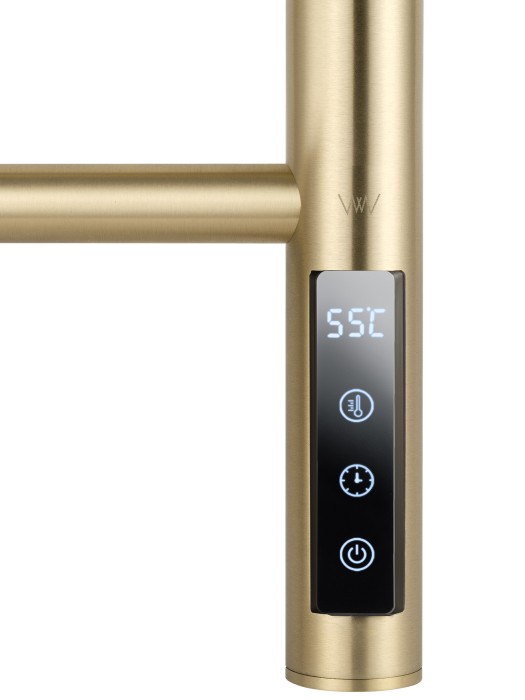 Полотенцесушитель электрический, Wonzon & Woghand Bonn, WW-AL409-BG цвет: золото